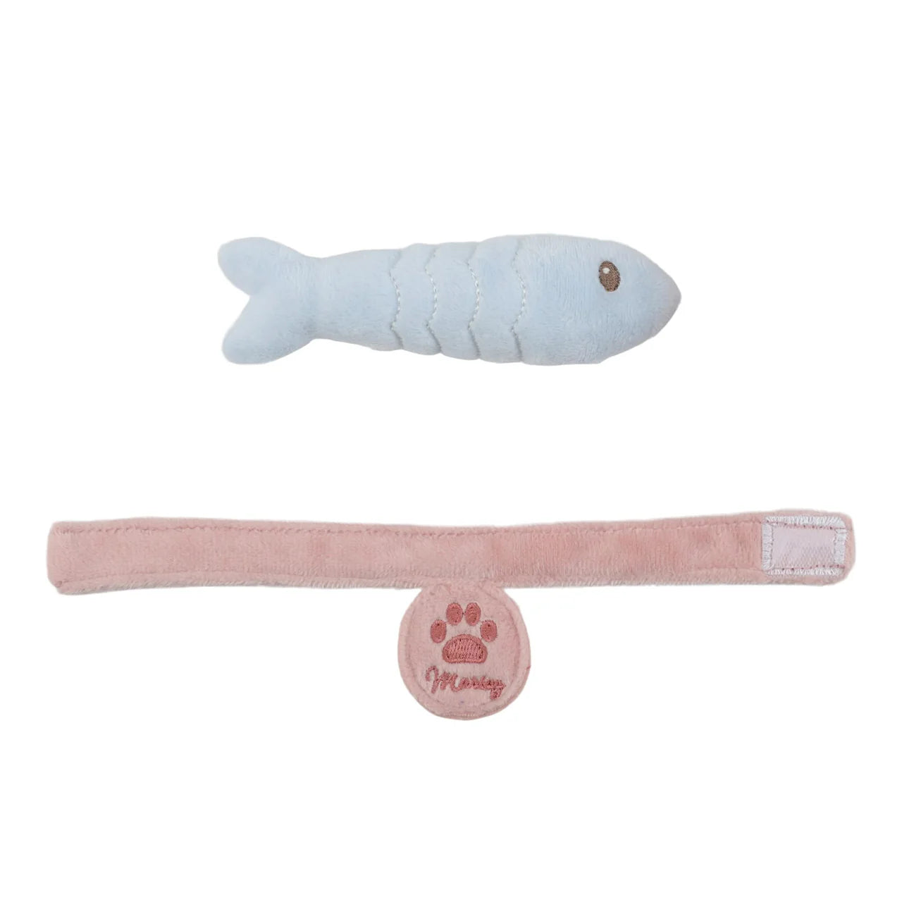 Peluches gatto con trasportino