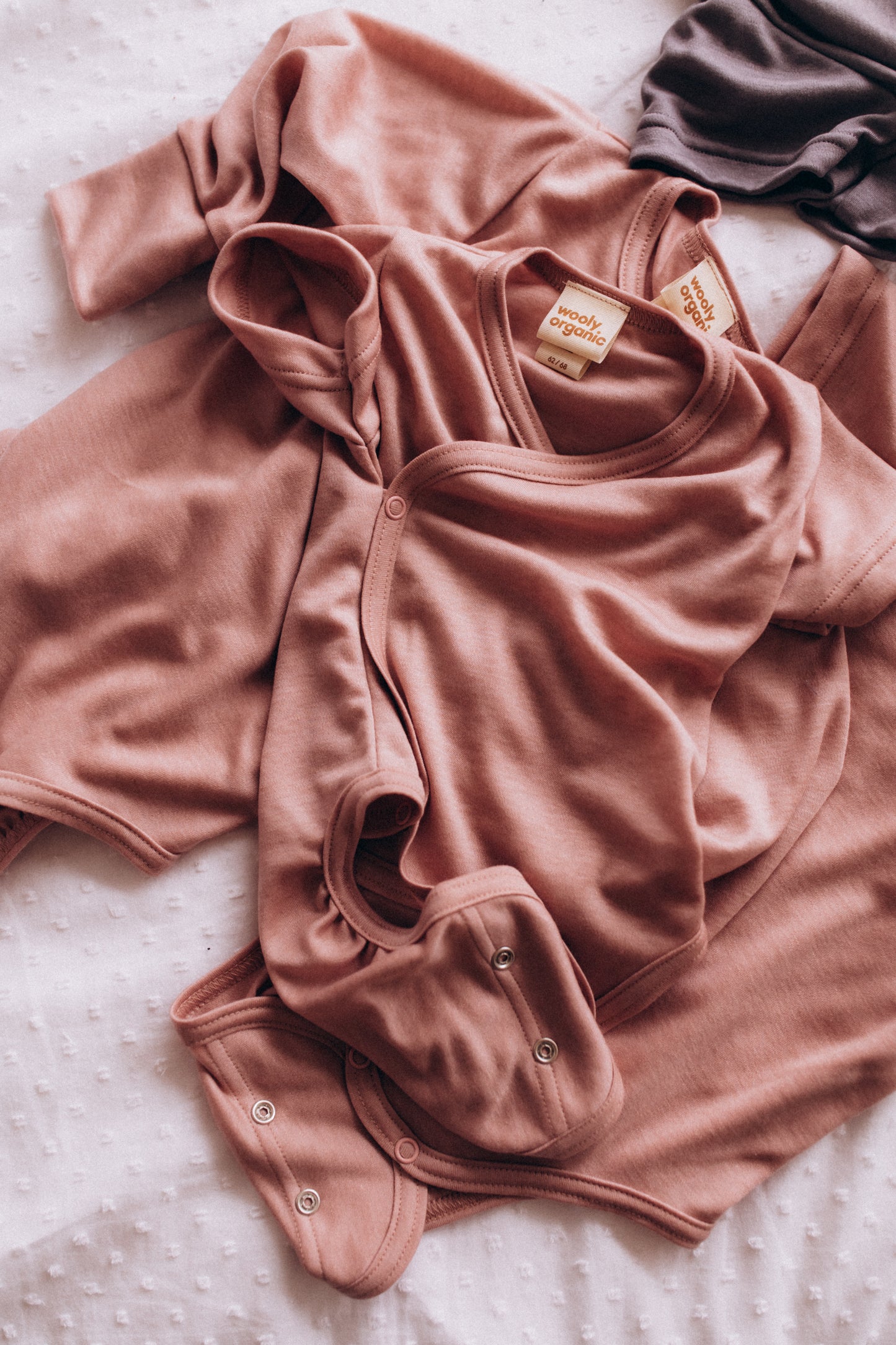 Body manica corta Pink Sand Lyocell/Lana