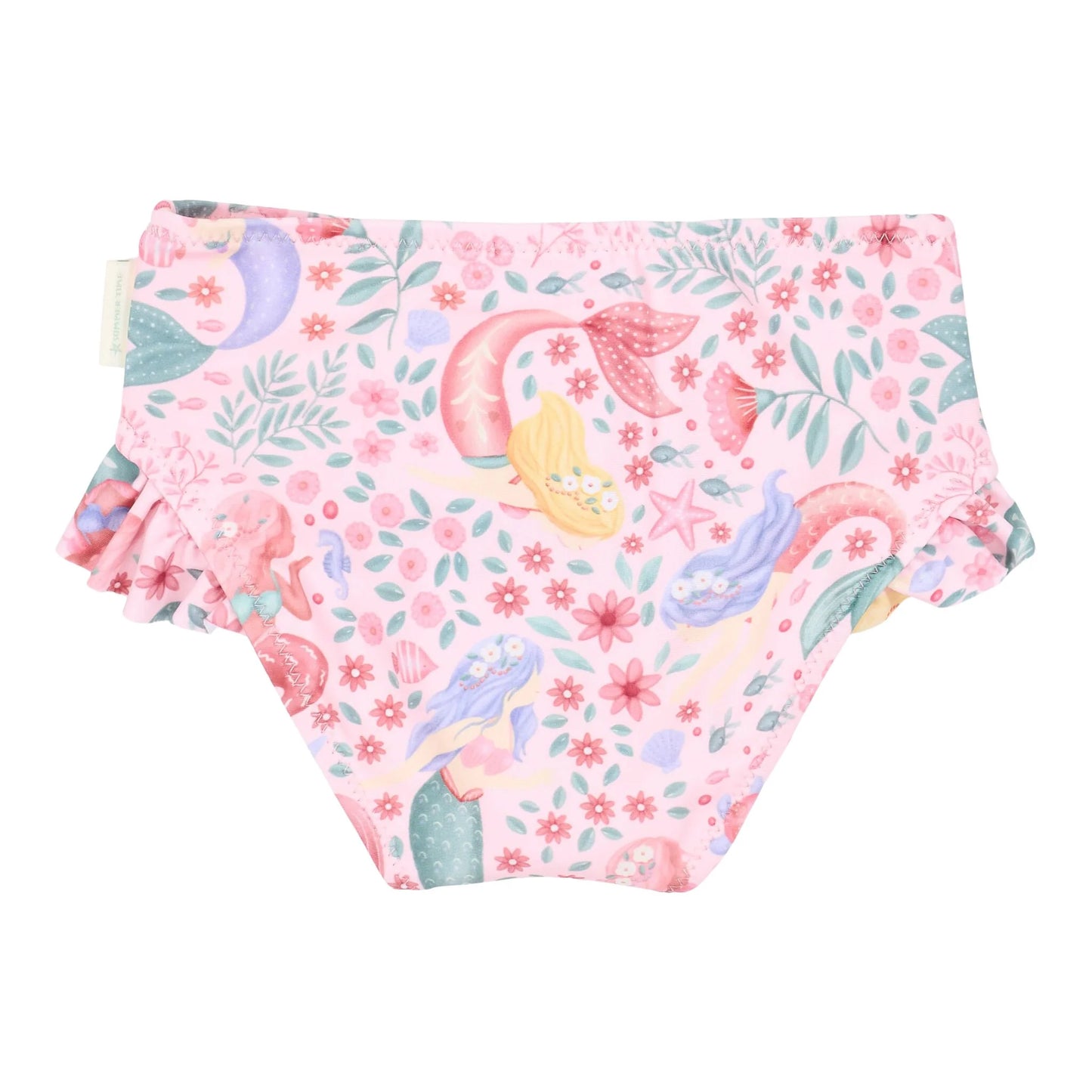 Costume da bagno, maglietta e slip, Sirene UPF40
