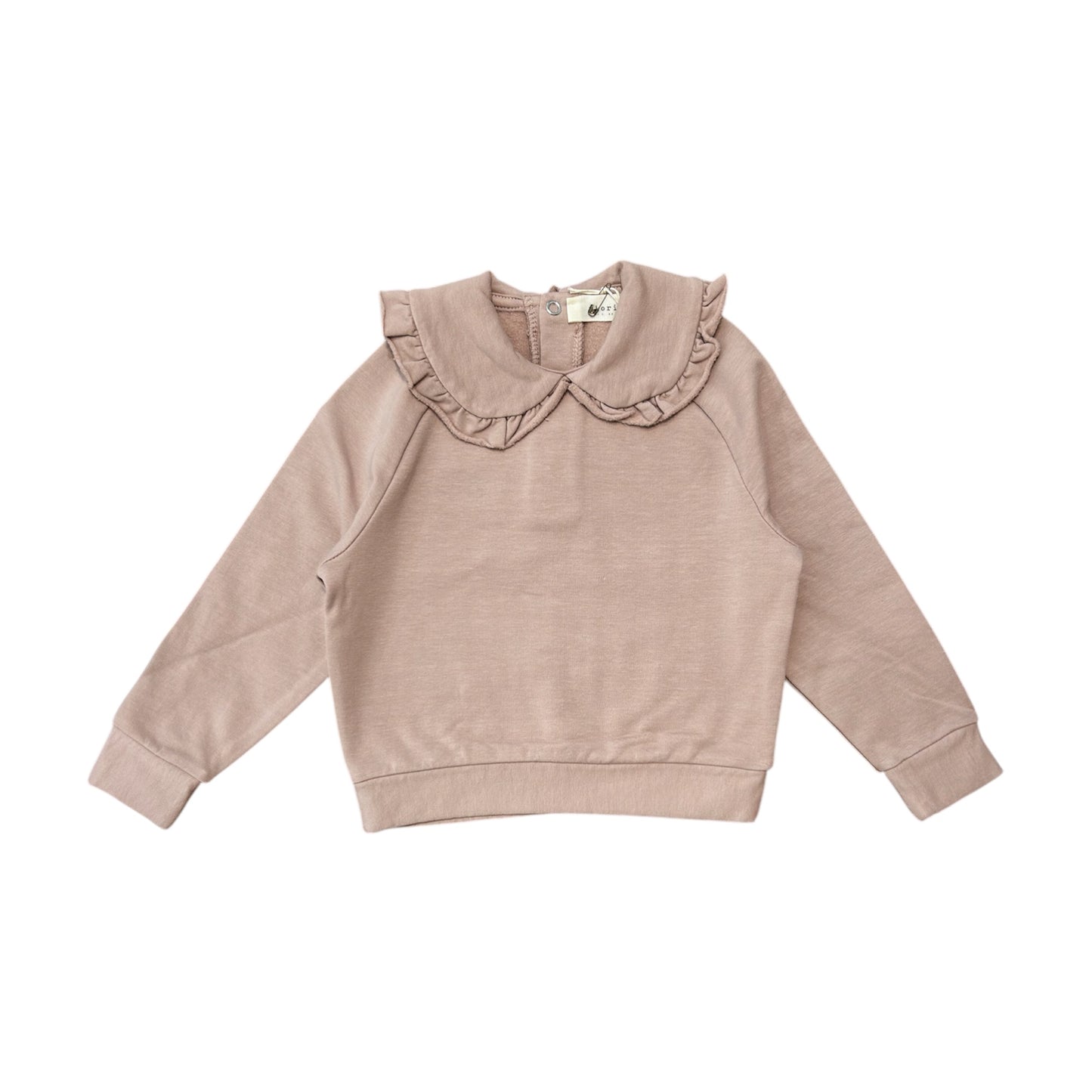 Felpa baby colletto cameo rose