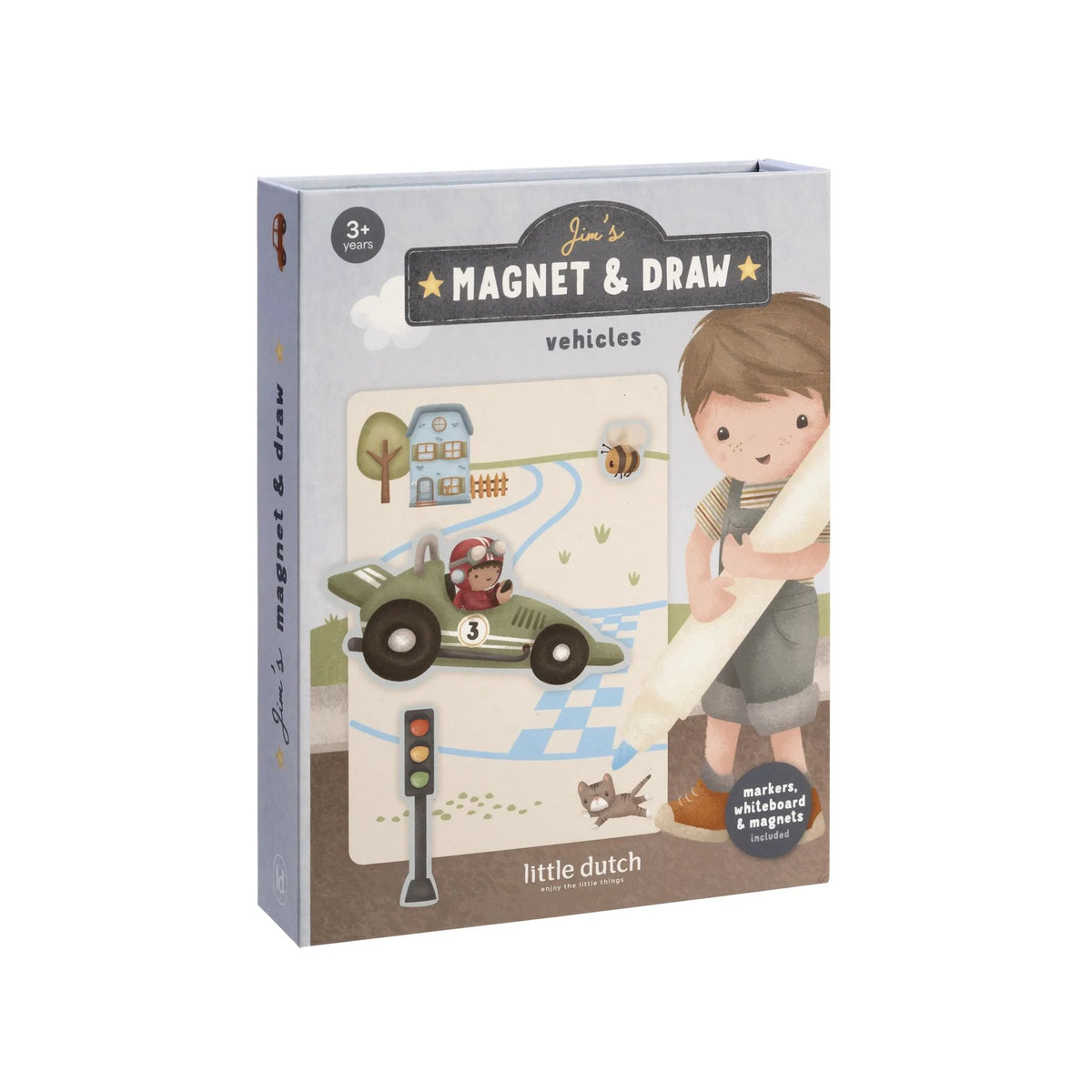 Libro disegno con personaggi magnetici Jim