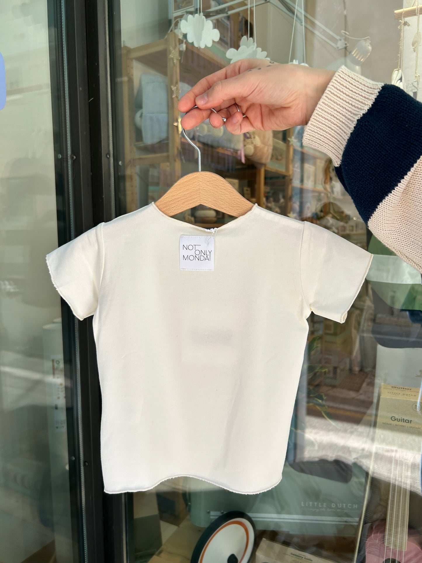 T-shirt Pirlo en jersey écru