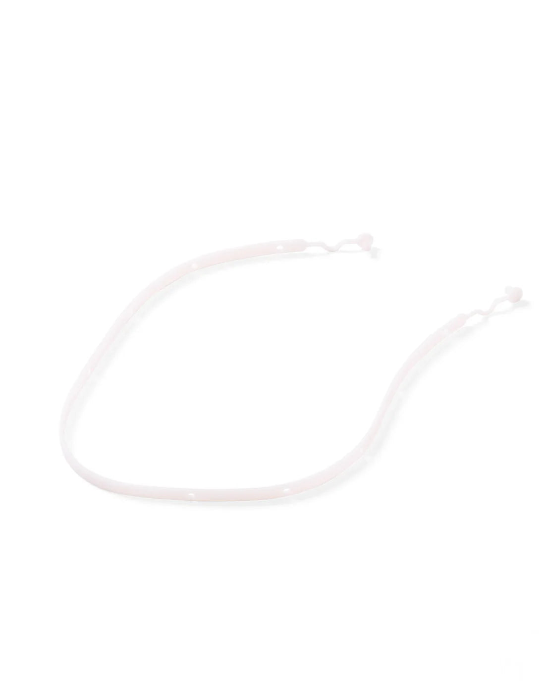 Laccio per occhiali in silicone rosa con charms