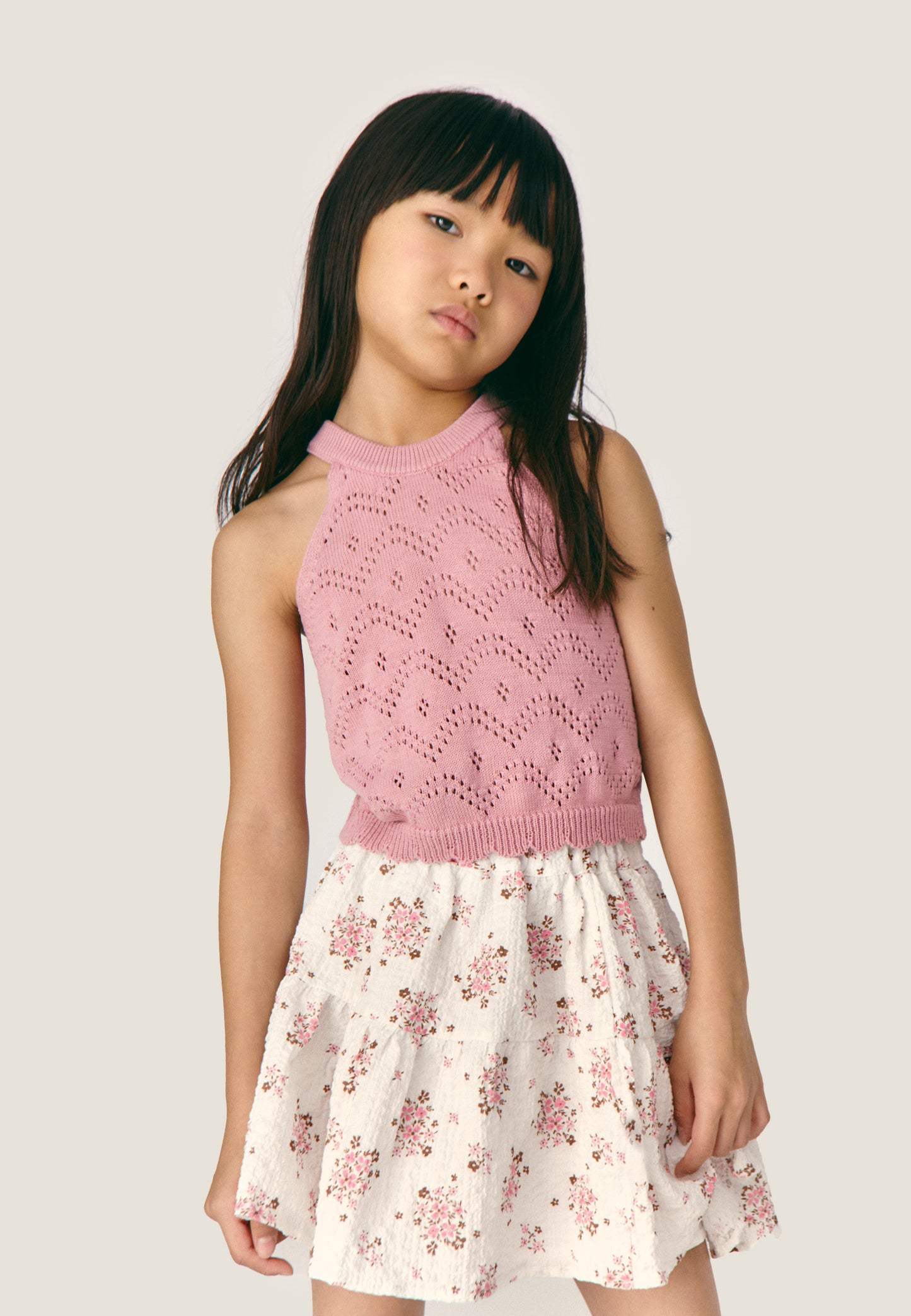 Top in maglia rosa Gala