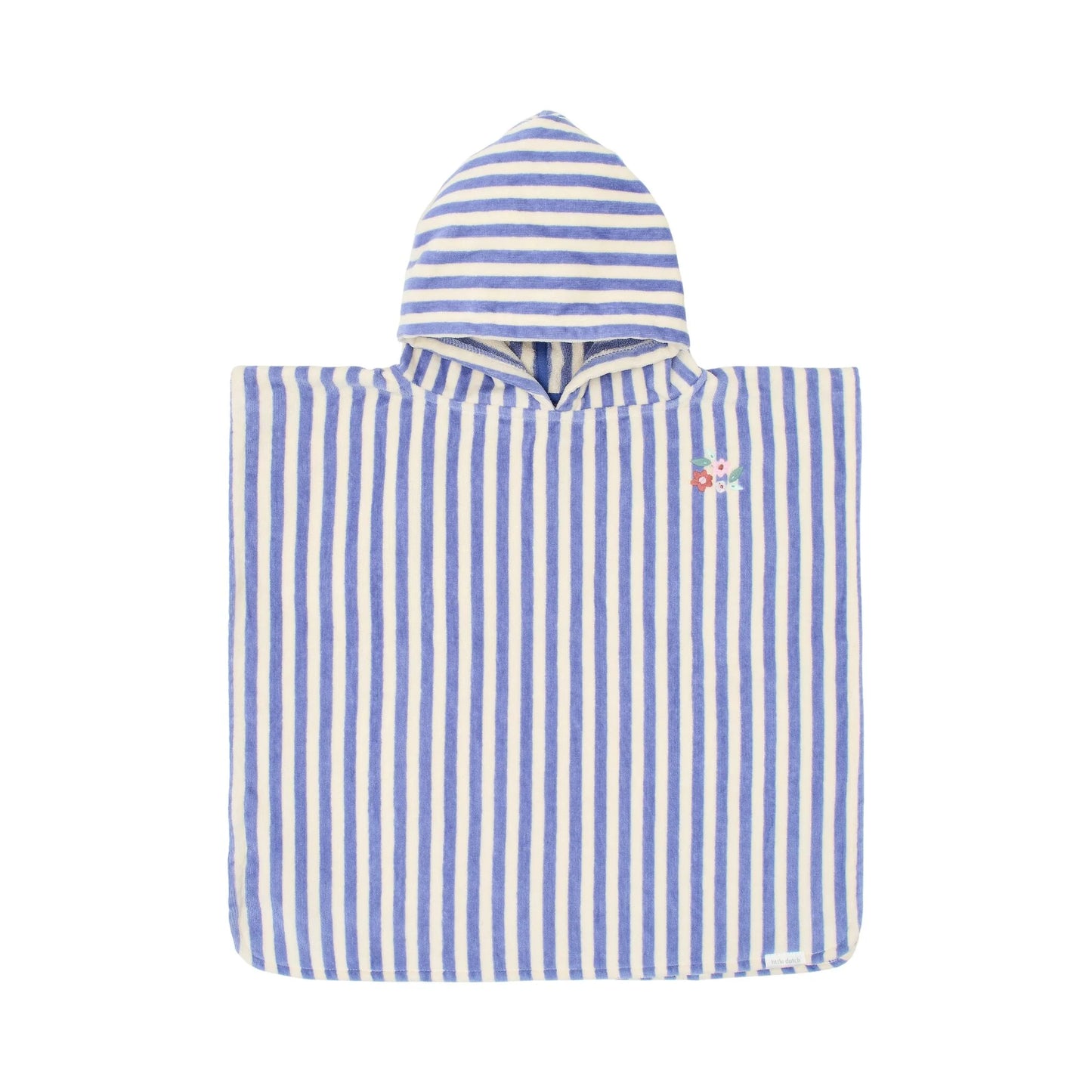 Poncho da mare a righe viola Dreamy Purple Stripe