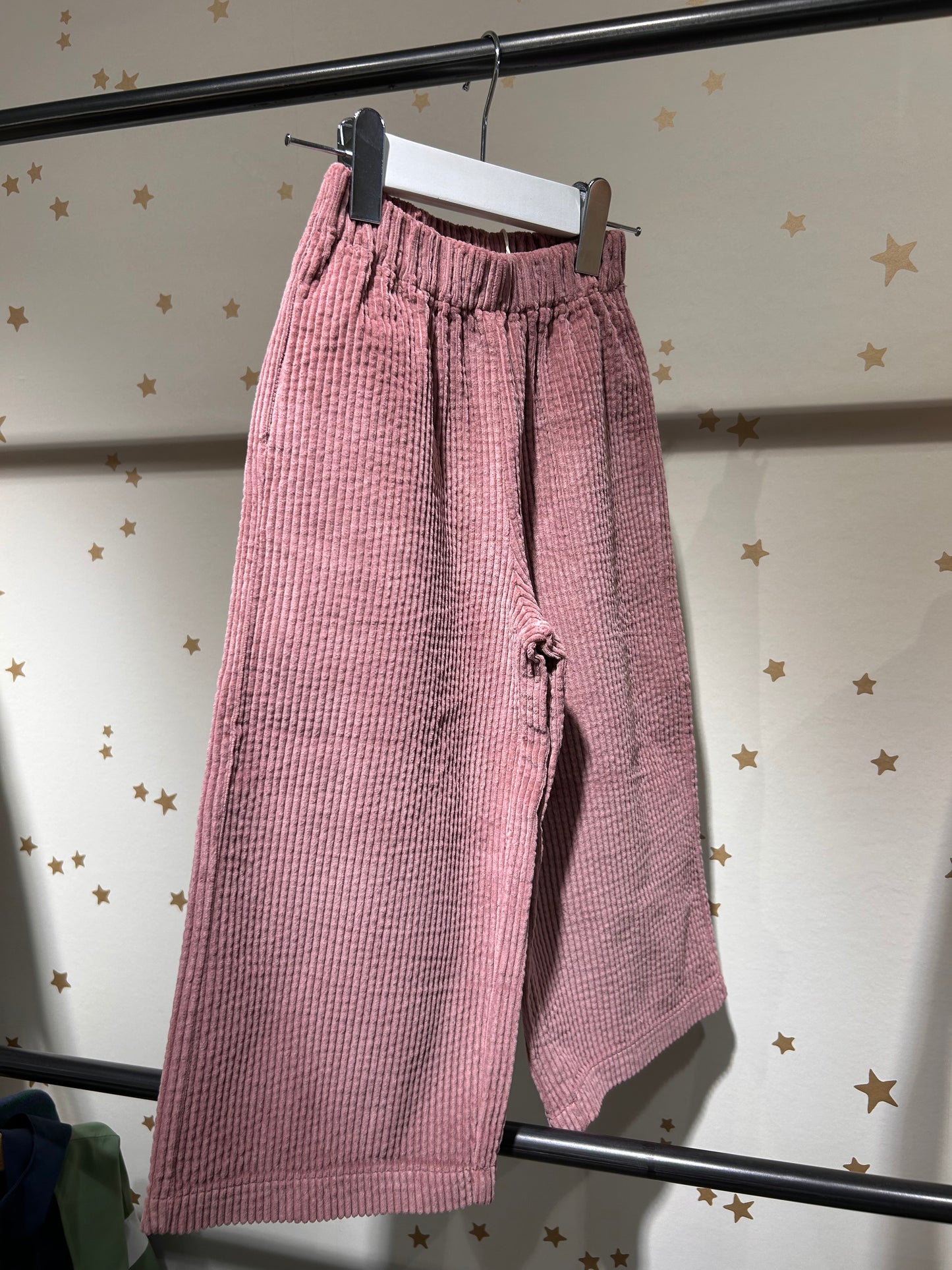 Pantalone in velluto a coste nostalgia rose