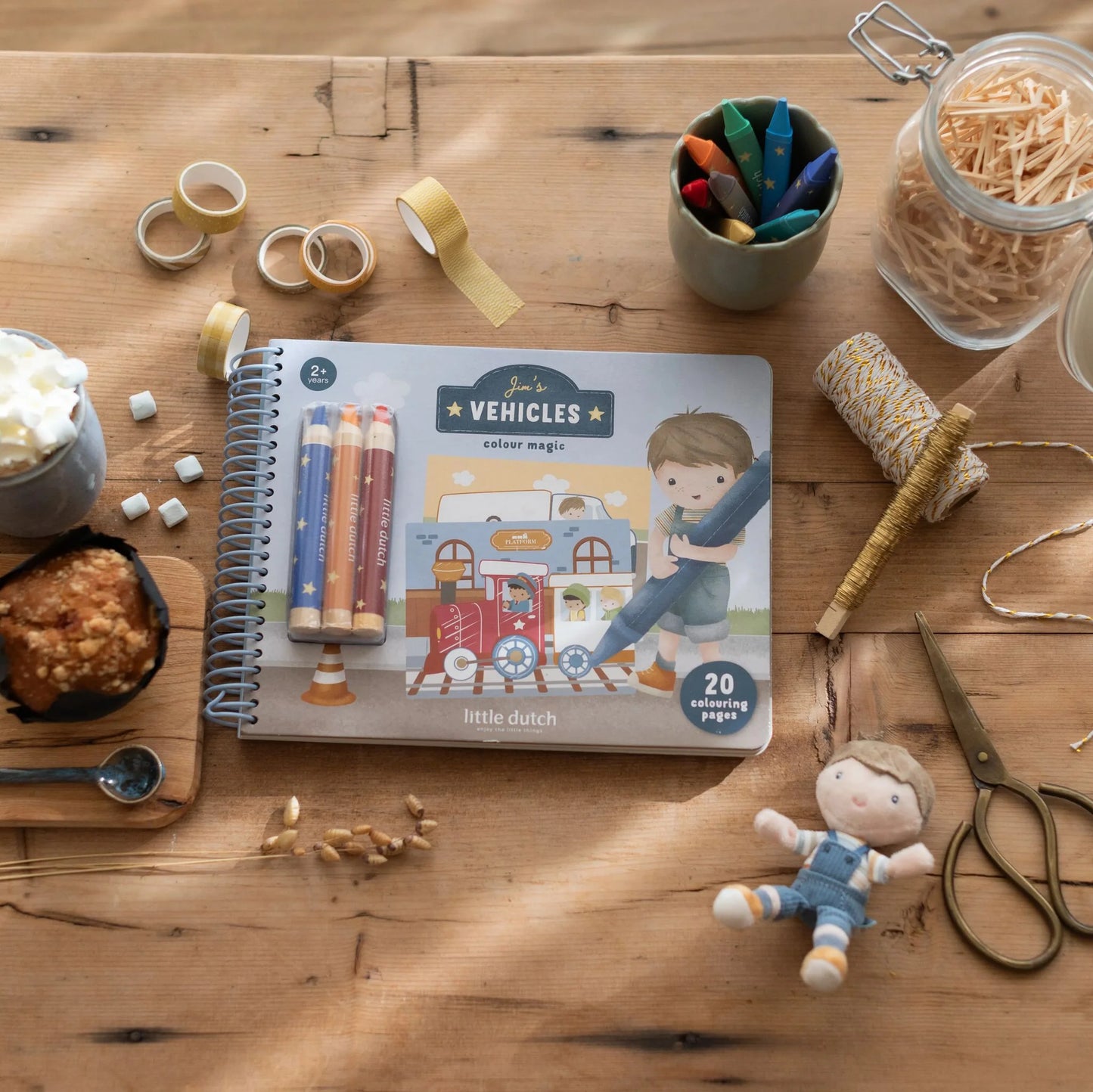 Libro da colorare Magico Jim