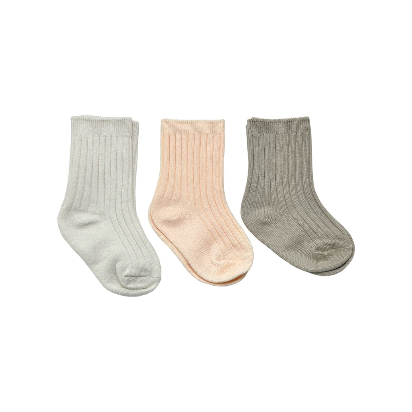 Sand/Pink/Sage children's socks set