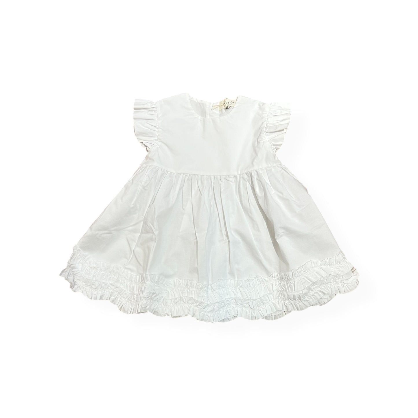 Abito baby balze bianco