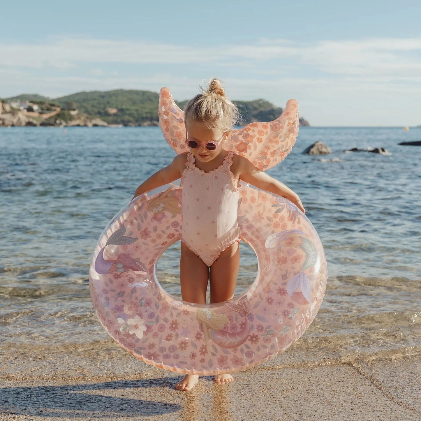 Costume da bagno intero rosa conchiglie Dreamy Seashells
