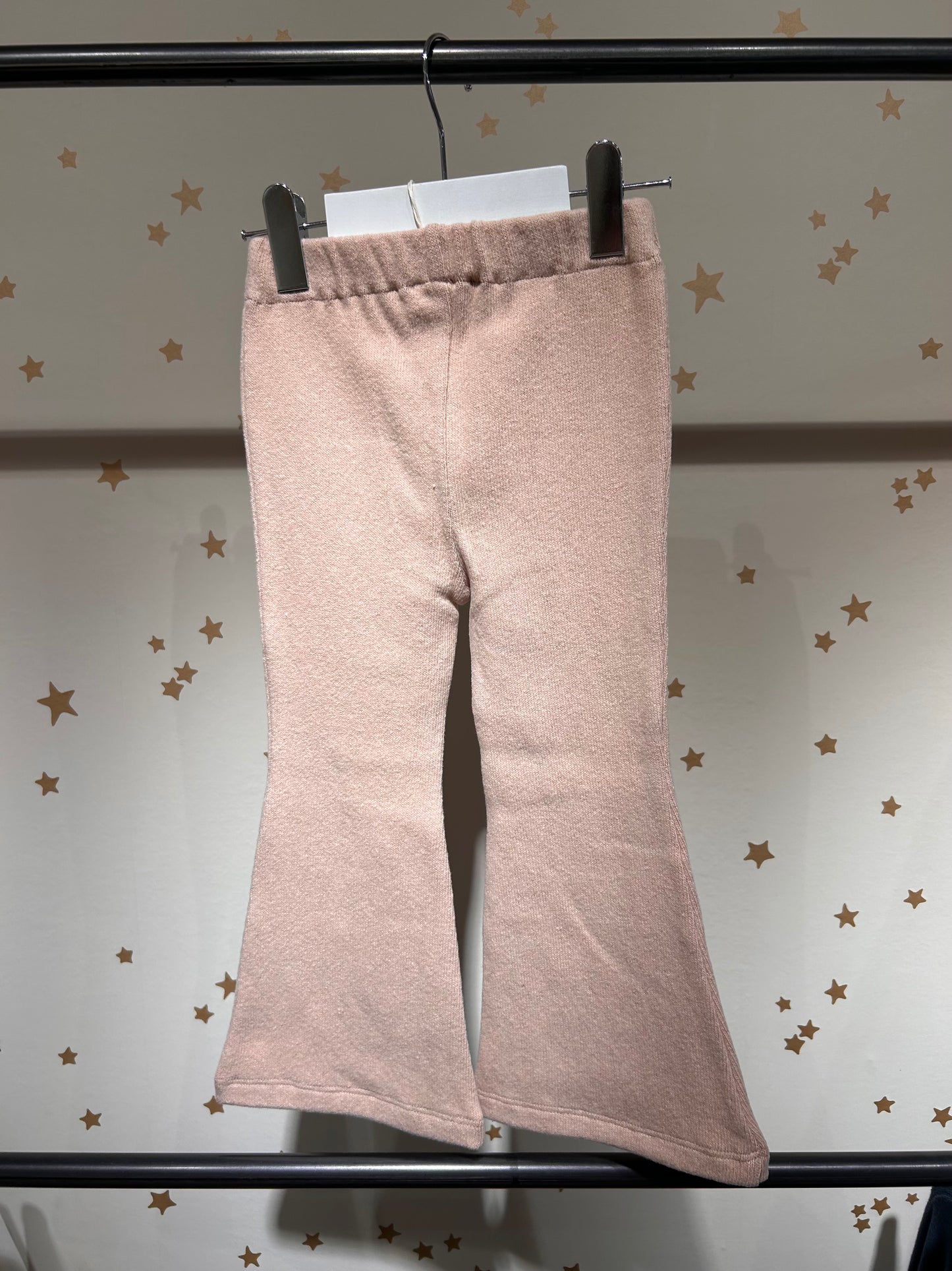 Leggings trombetta rosa confetto, caldo cotone