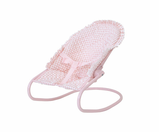 Sdraietta per bambole Vichy