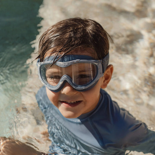 Maschera da nuoto blu Ocean World
