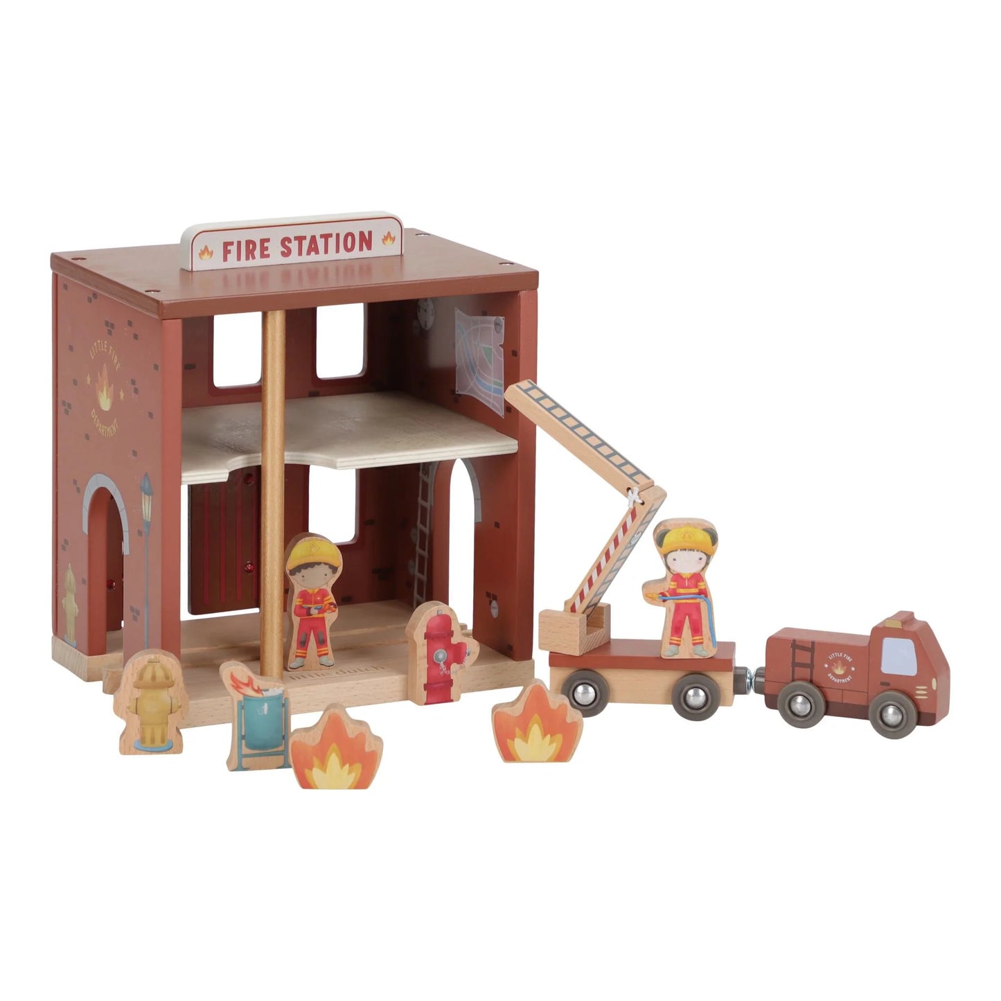 Caserne de pompiers en bois