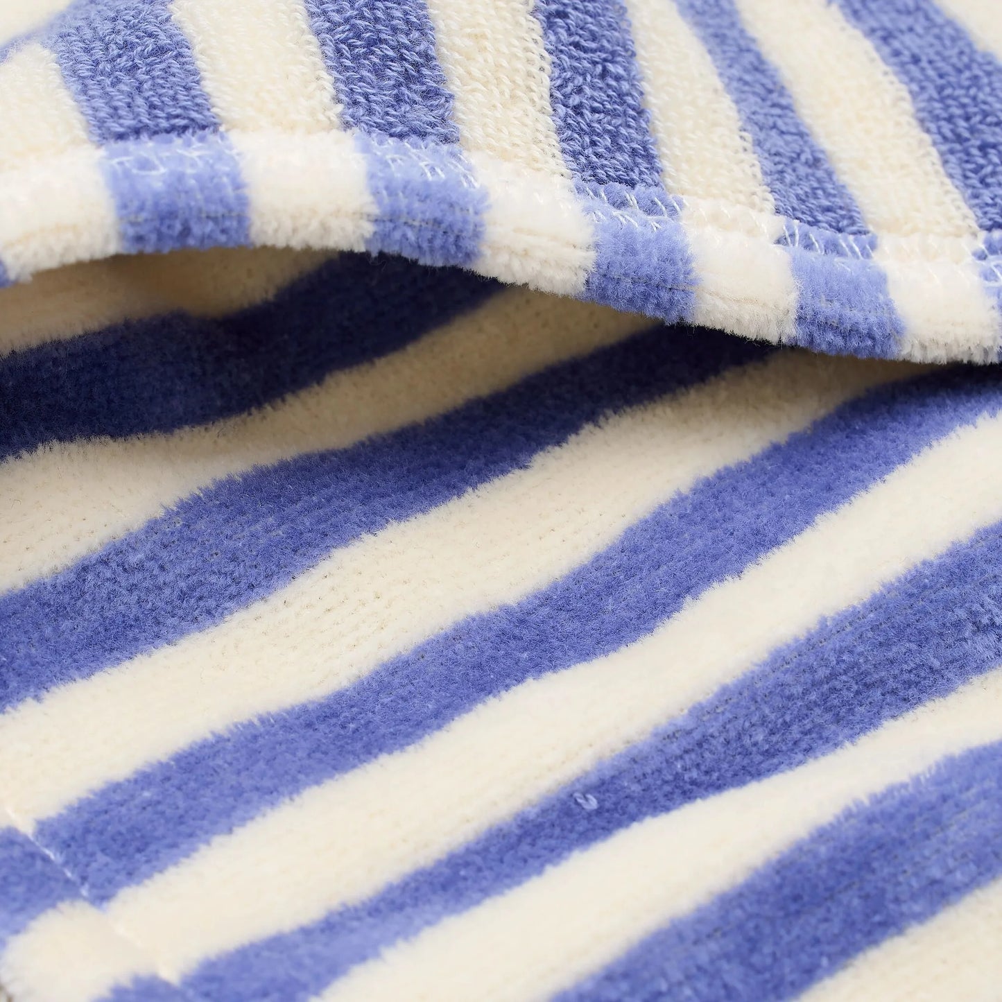 Poncho da mare a righe viola Dreamy Purple Stripe
