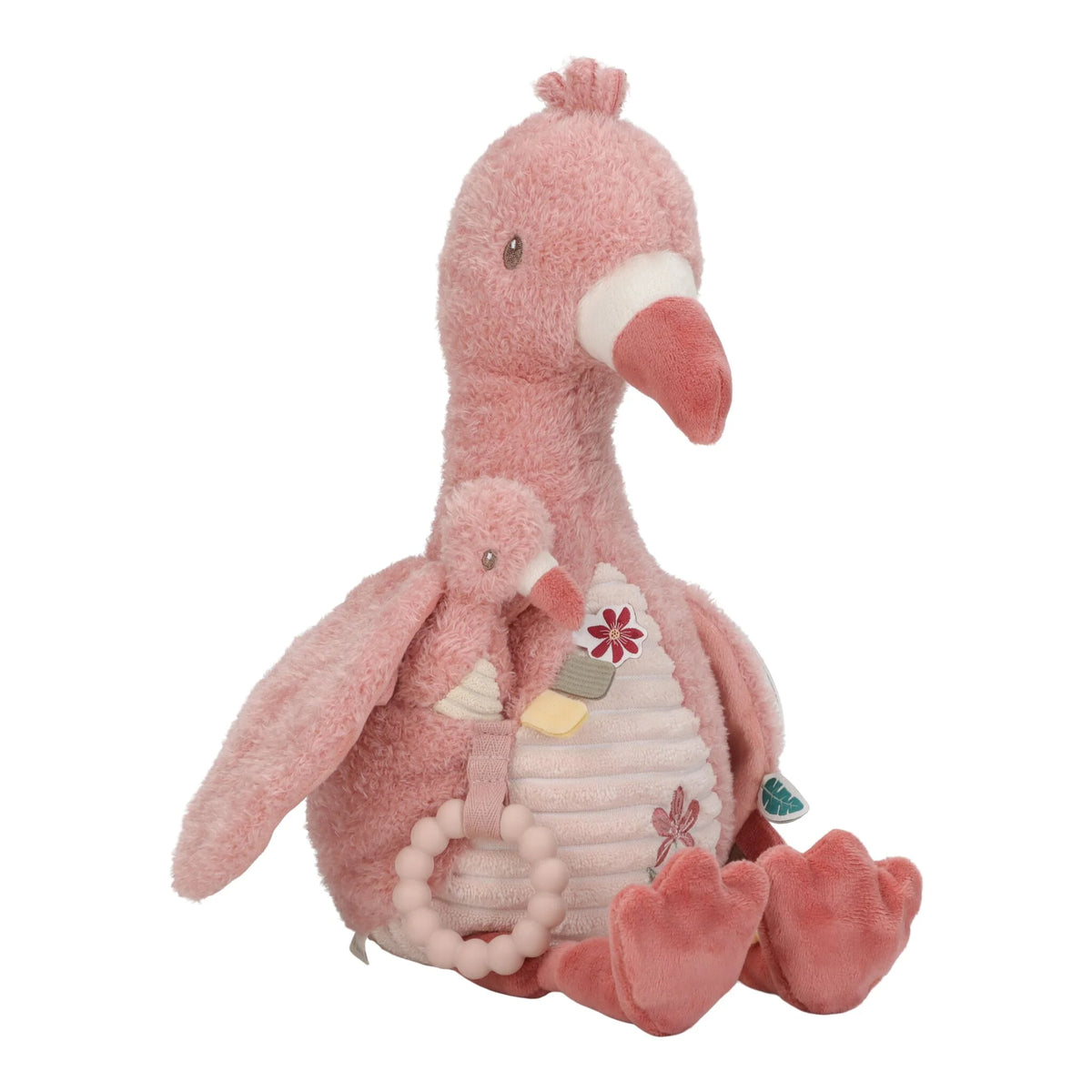 Peluches multi attività Fenicottero rosa Safari Friends
