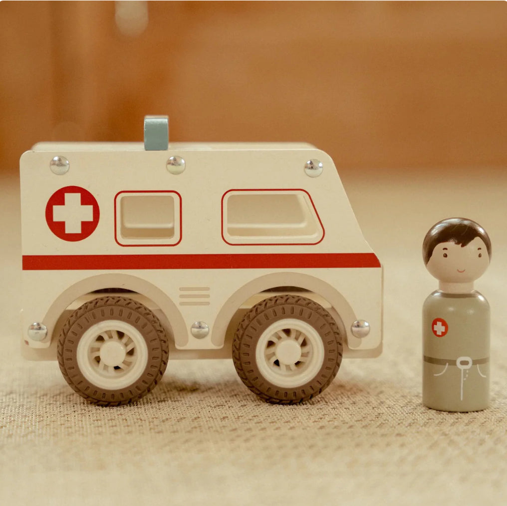 Ambulanza con personaggio