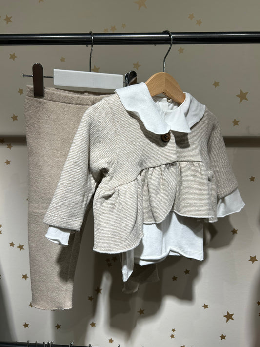 Cardigan baby mélange