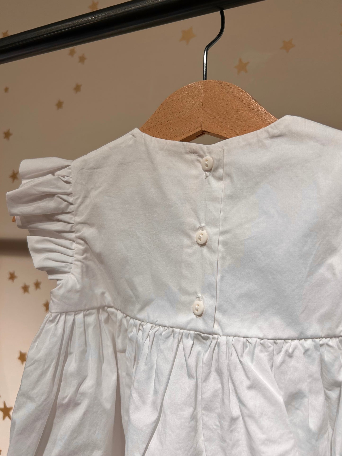 Abito baby balze bianco