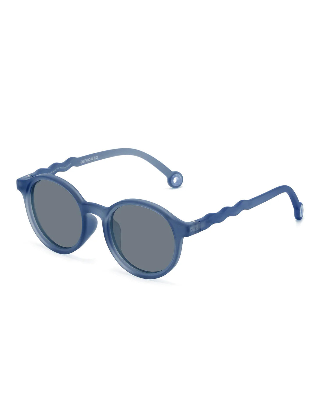 Occhiali da sole ovali bambino blu Navy Blue 5-12 anni