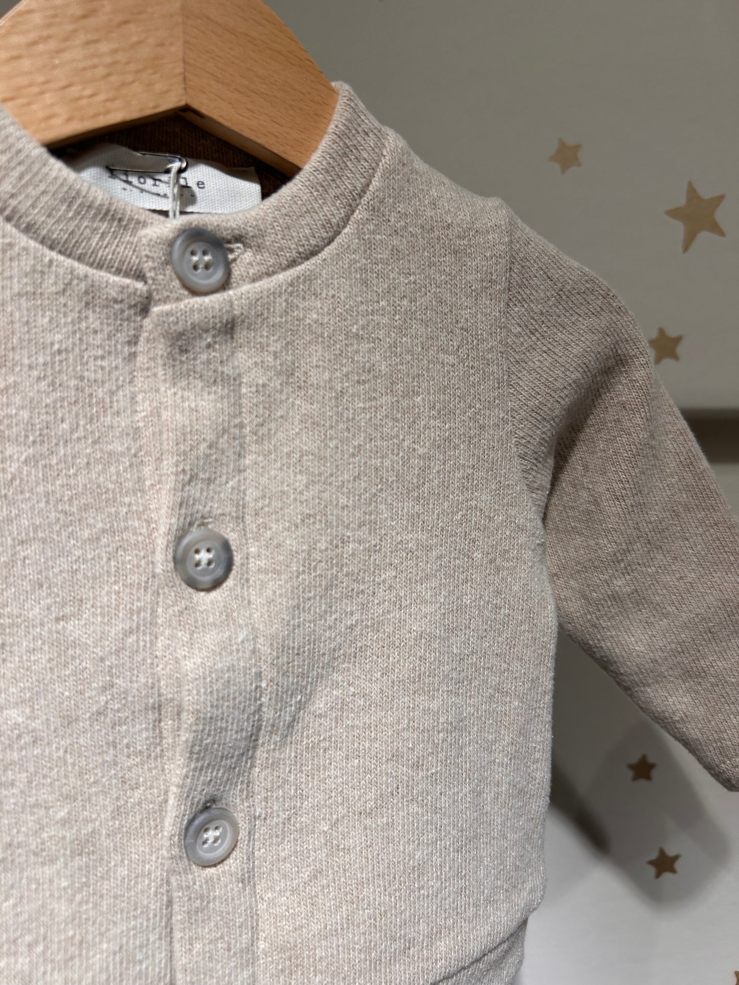 Cardigan caldo cotone betulla