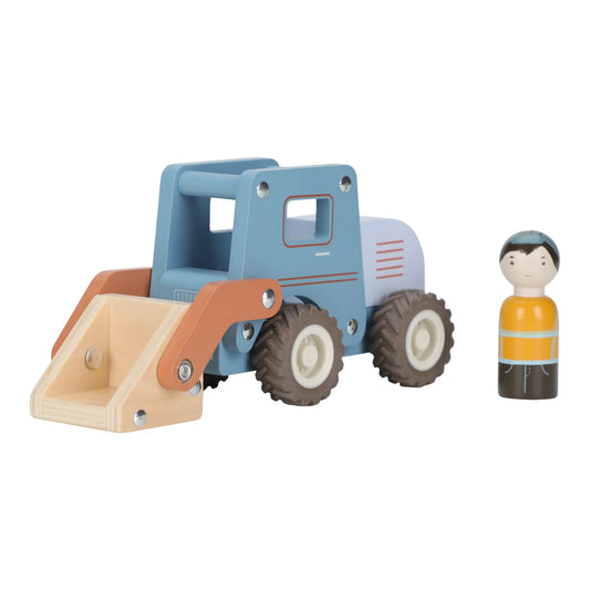 Bulldozer con personaggio