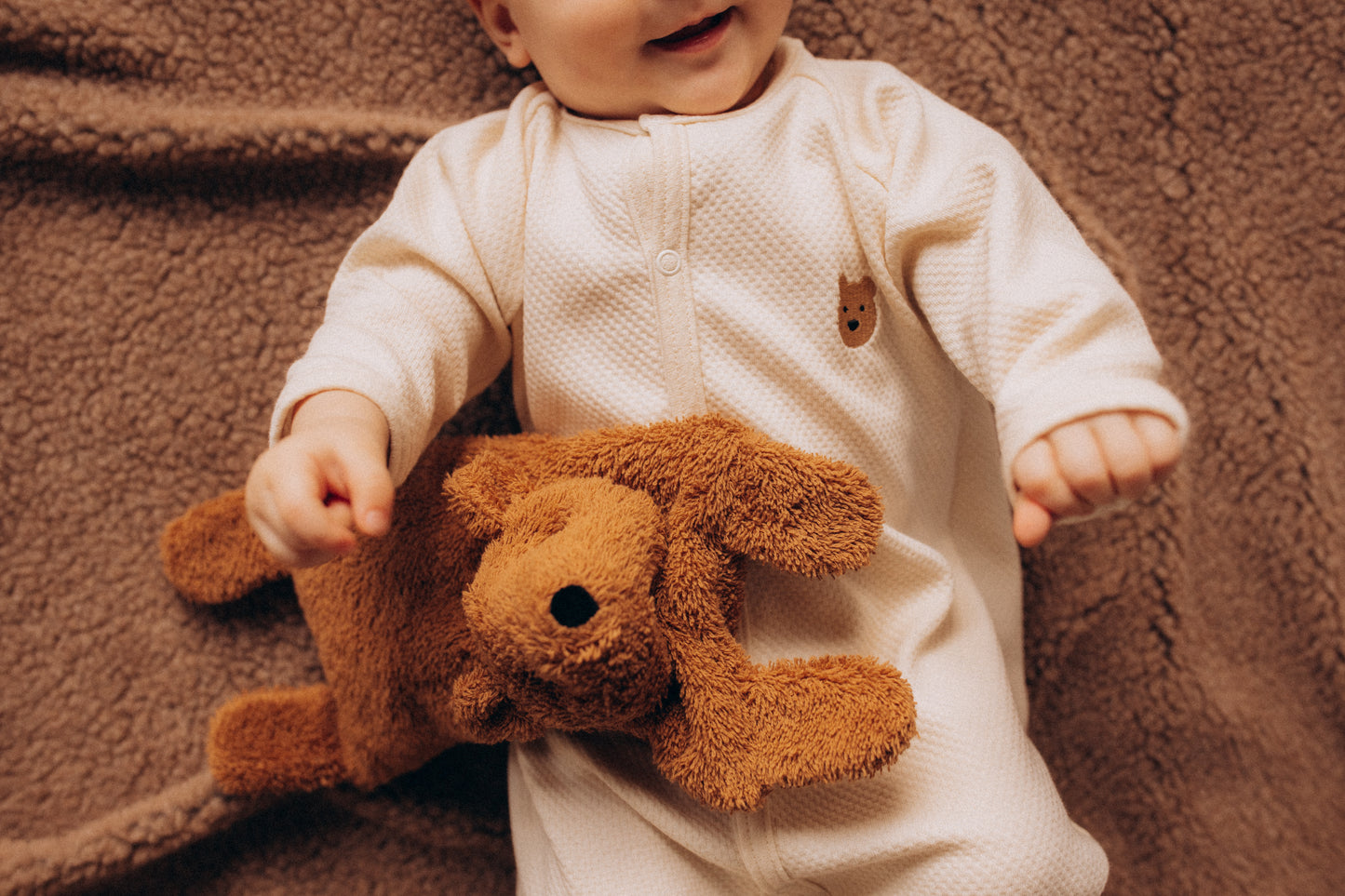 Peluches termico orsetto con noccioli di ciligia