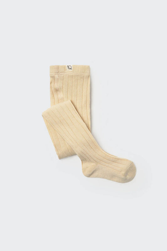 Collant baby caldo cotone ecru