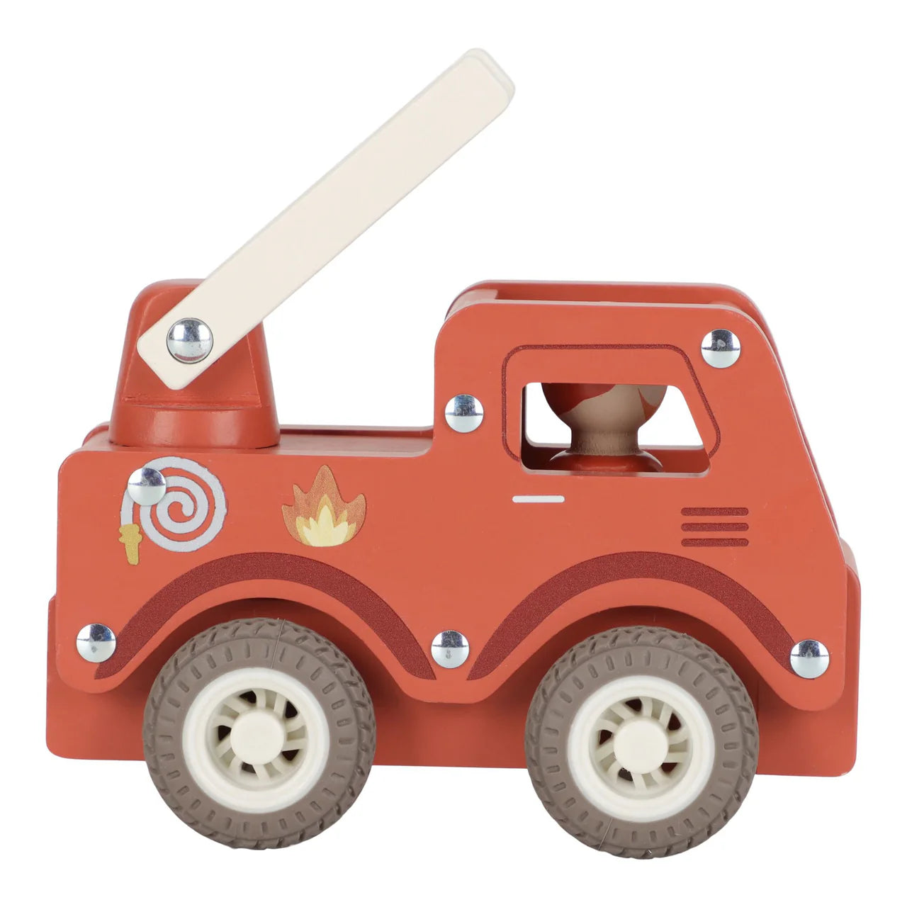 Camion del pompieri con personaggio
