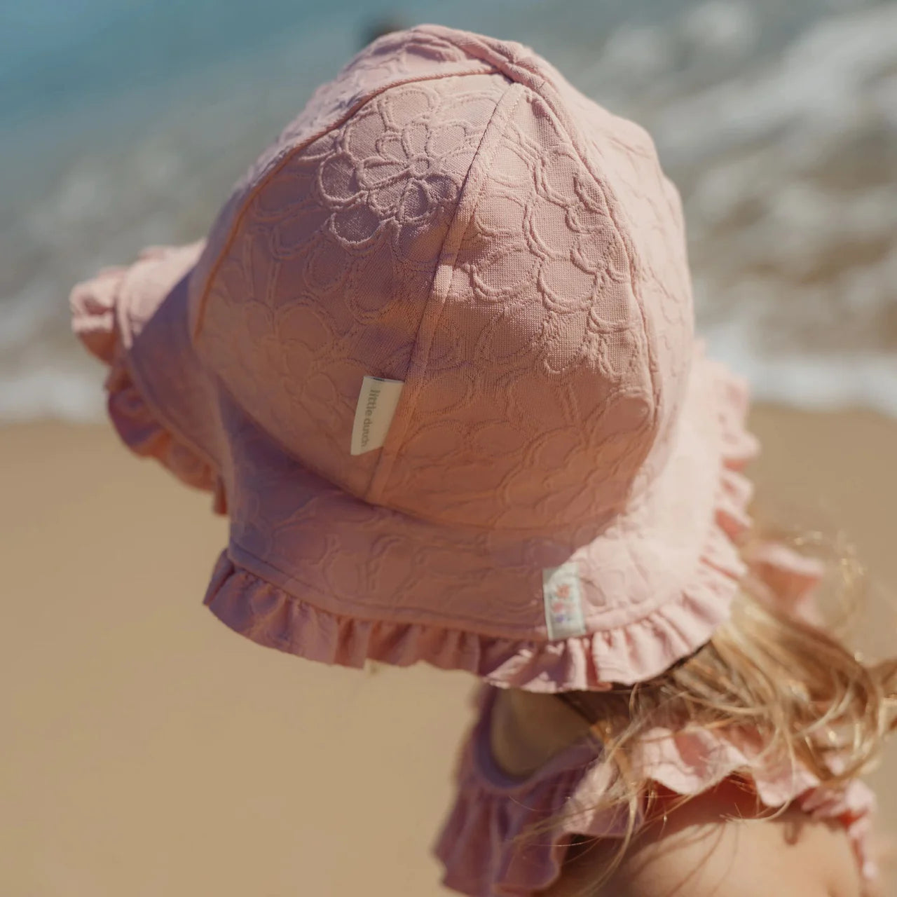 Cappello reversibile fiorato Dreamy Pink Rose
