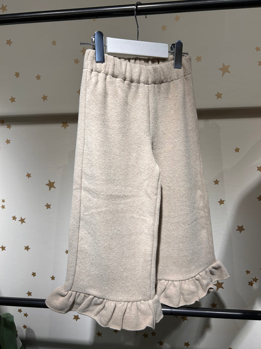 Pantalone con balze betulla, caldo cotone