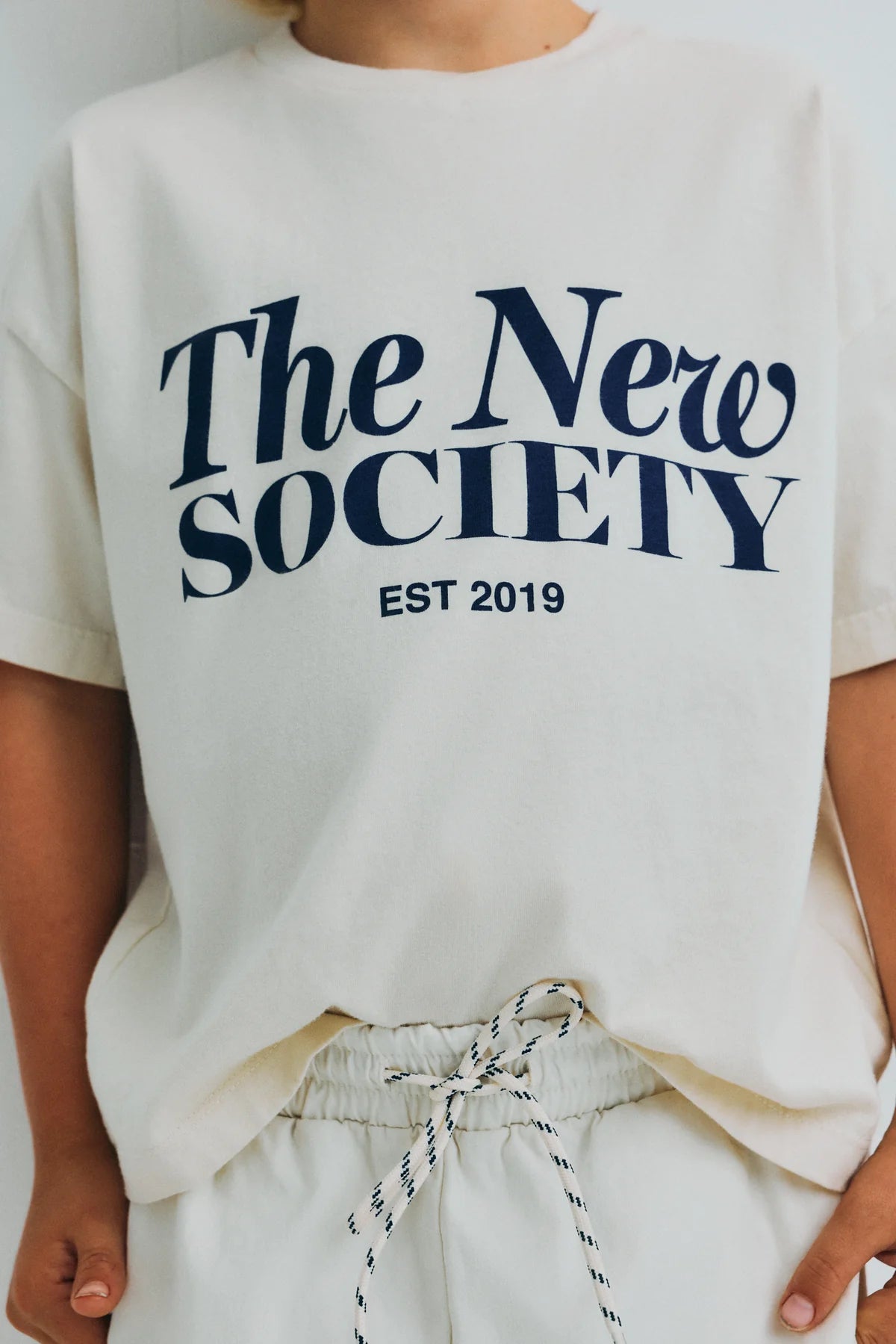 T-shirt logo ecru Bonsai