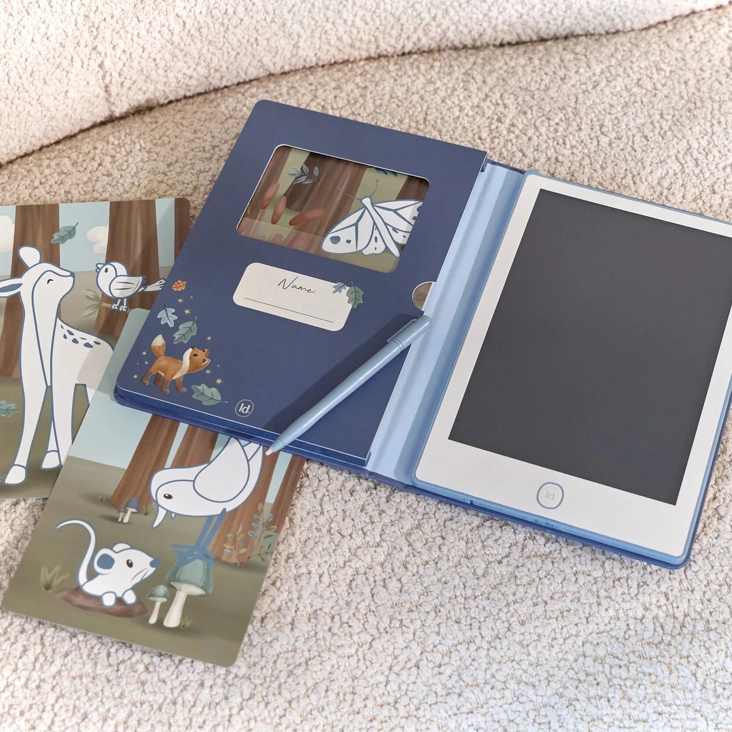 Lavagnetta per disegnare blu Forest Friends