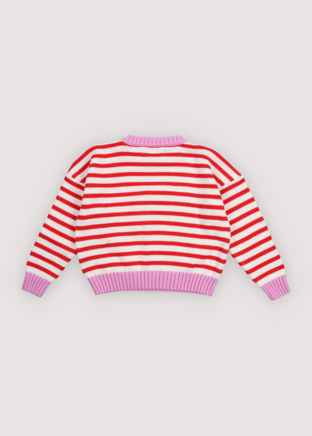 Maglione righe rosa Marigold