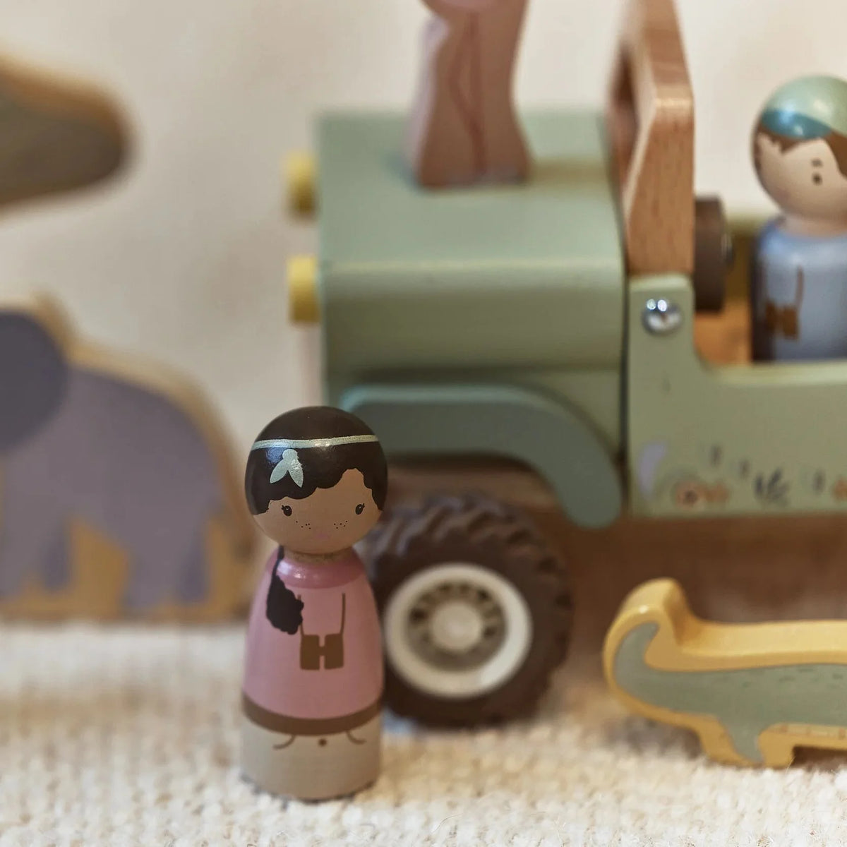 Macchina Safari con personaggi Safari Friends