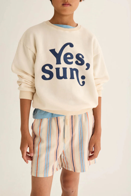 Felpa panna “Yes Sun” Atlas