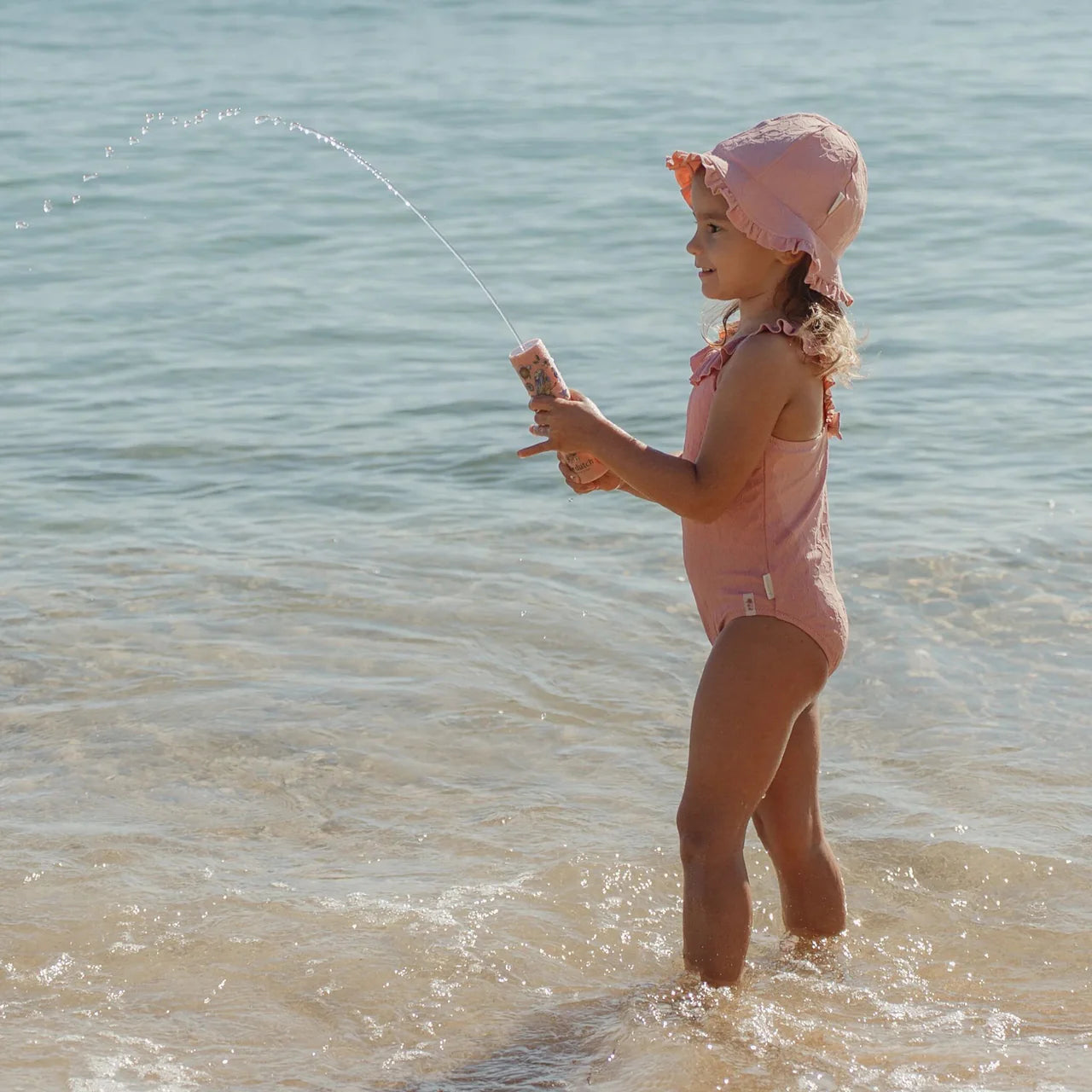 Cappello reversibile fiorato Dreamy Pink Rose