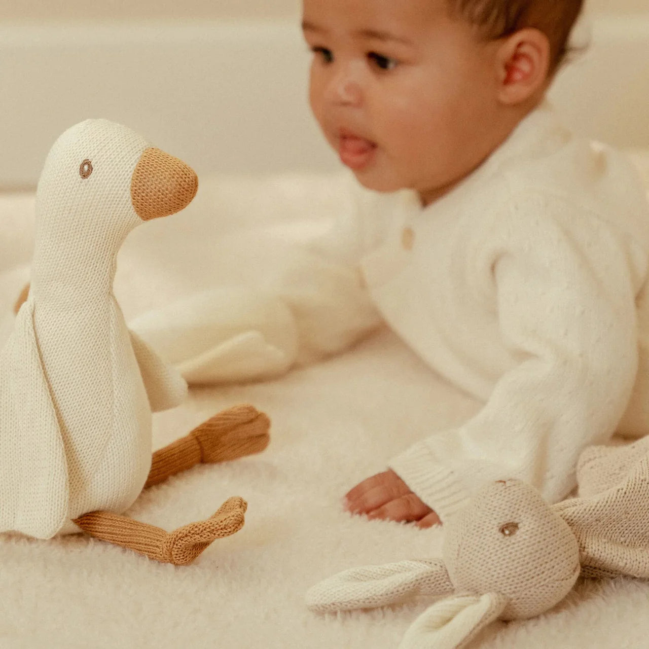 Box regalo in maglia Newborn Naturals