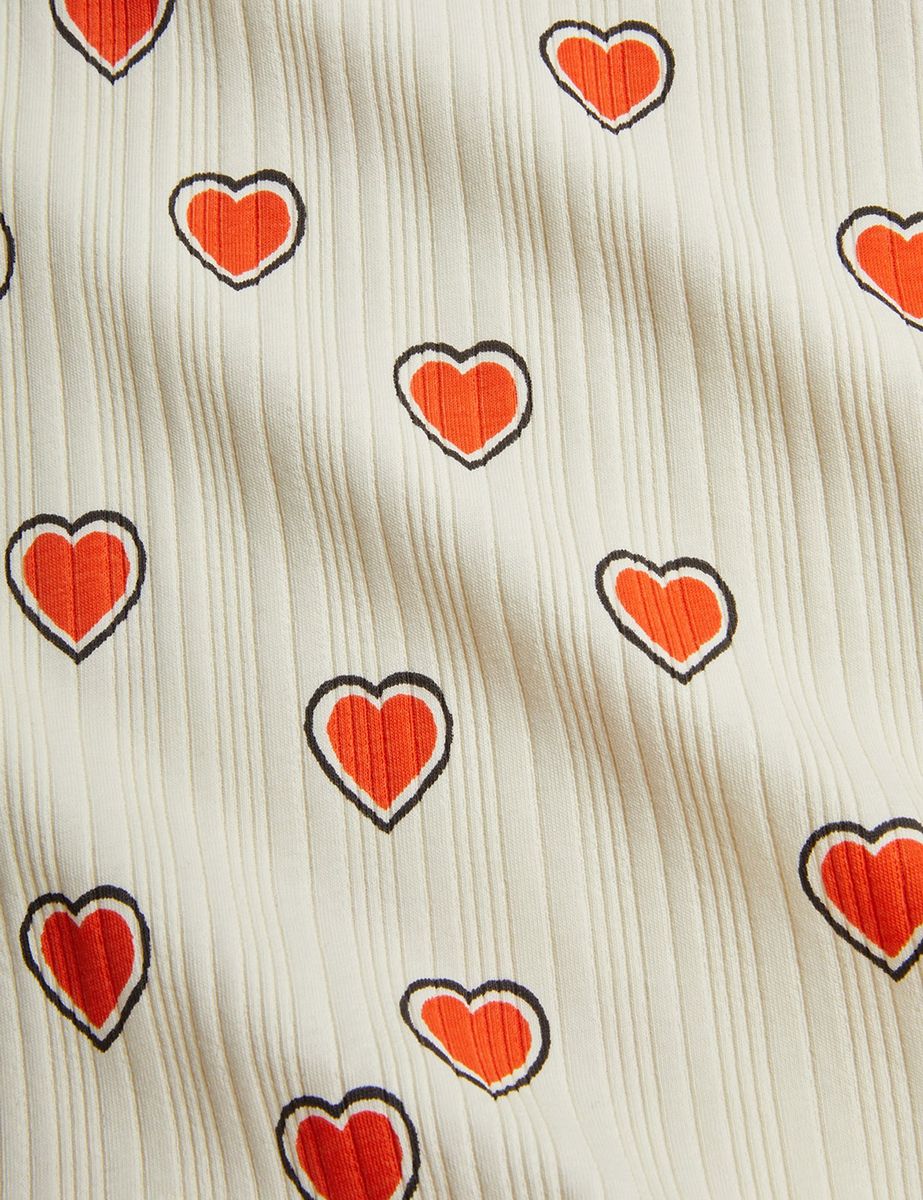 Pantalone svasato cuoricini