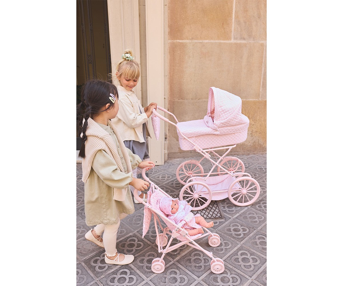 Carrozzina per bambole Vichy