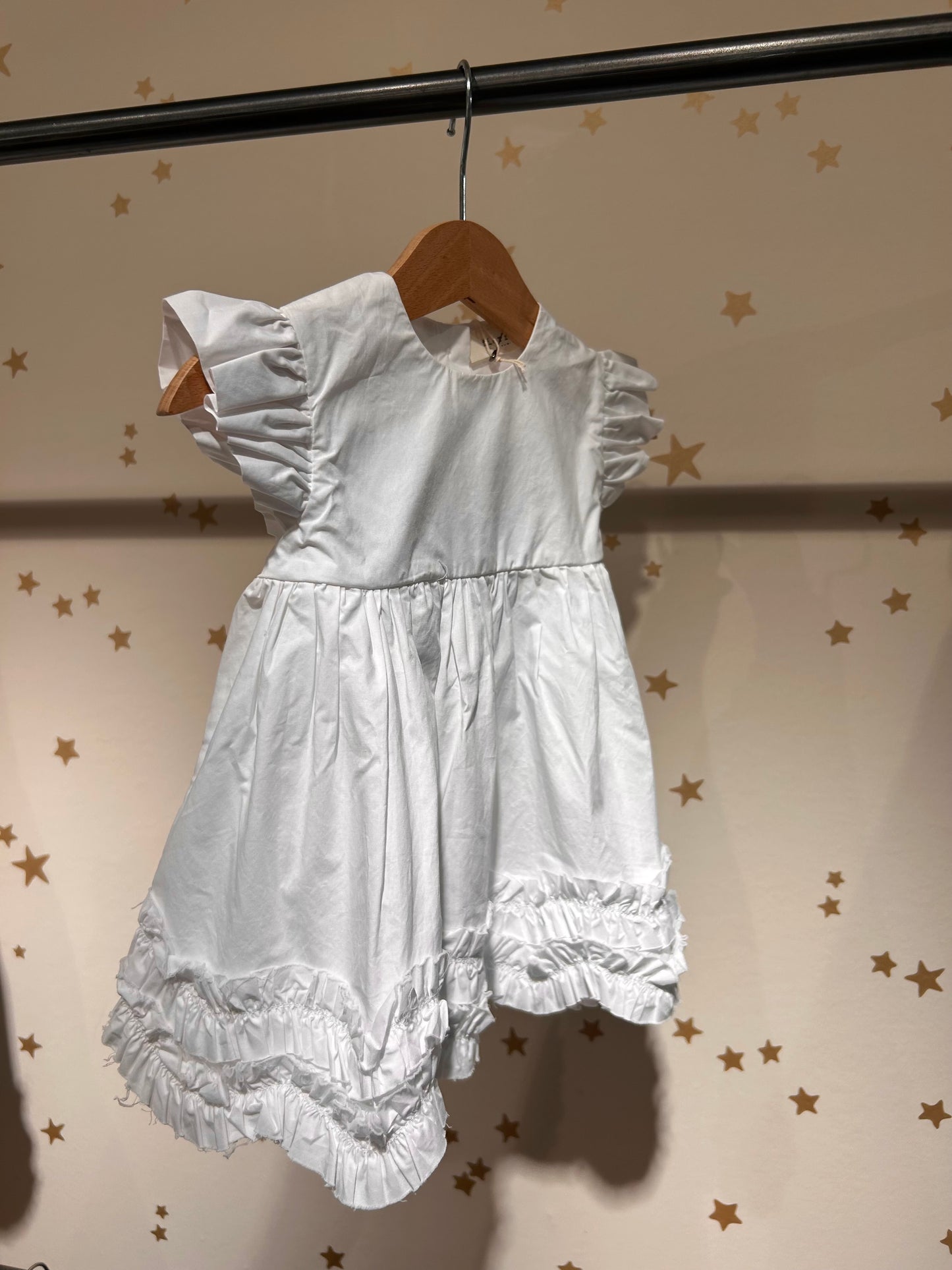 Abito baby balze bianco