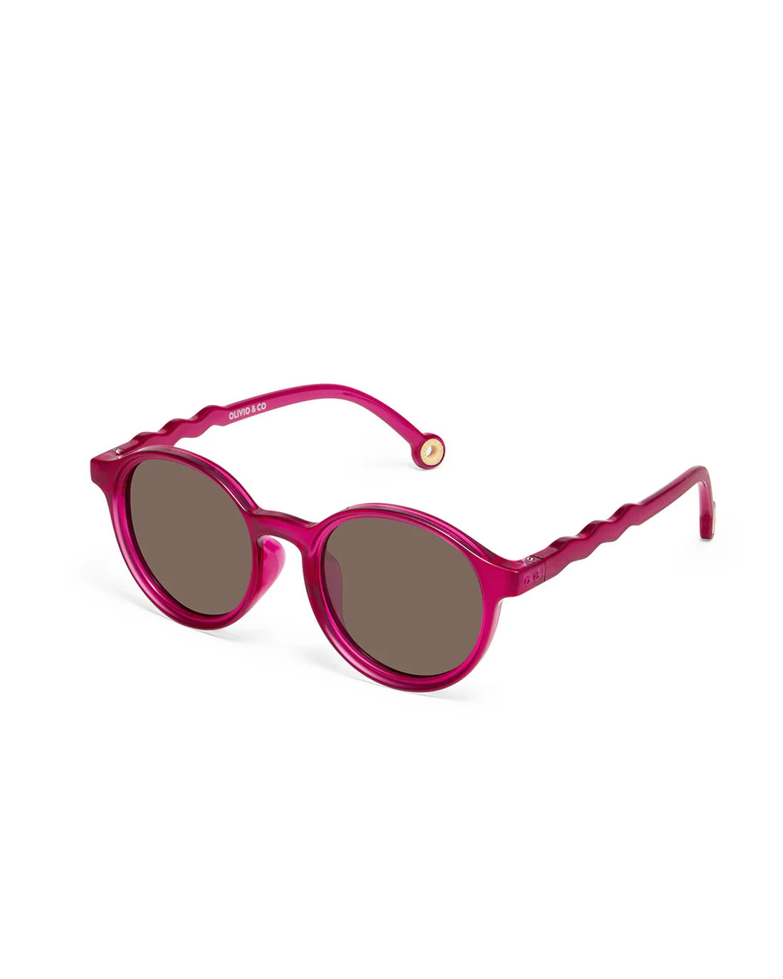 Occhiali da sole ovali bambina rosa Raspberry 5-12 anni