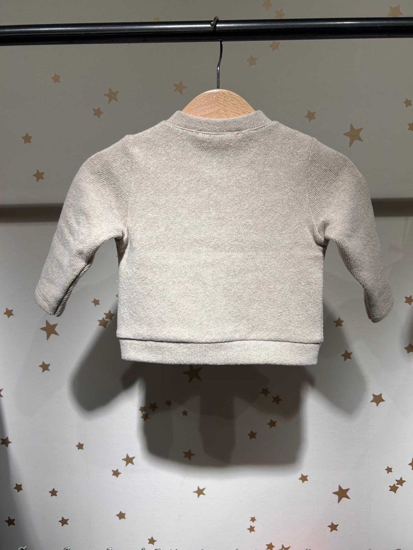 Cardigan caldo cotone betulla