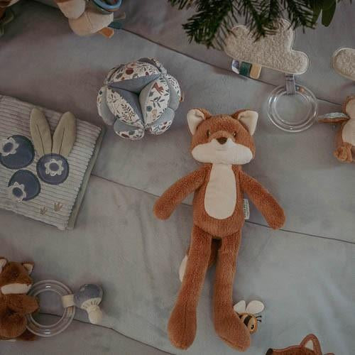 Pallina sensoriale neonato blu Forest Friends