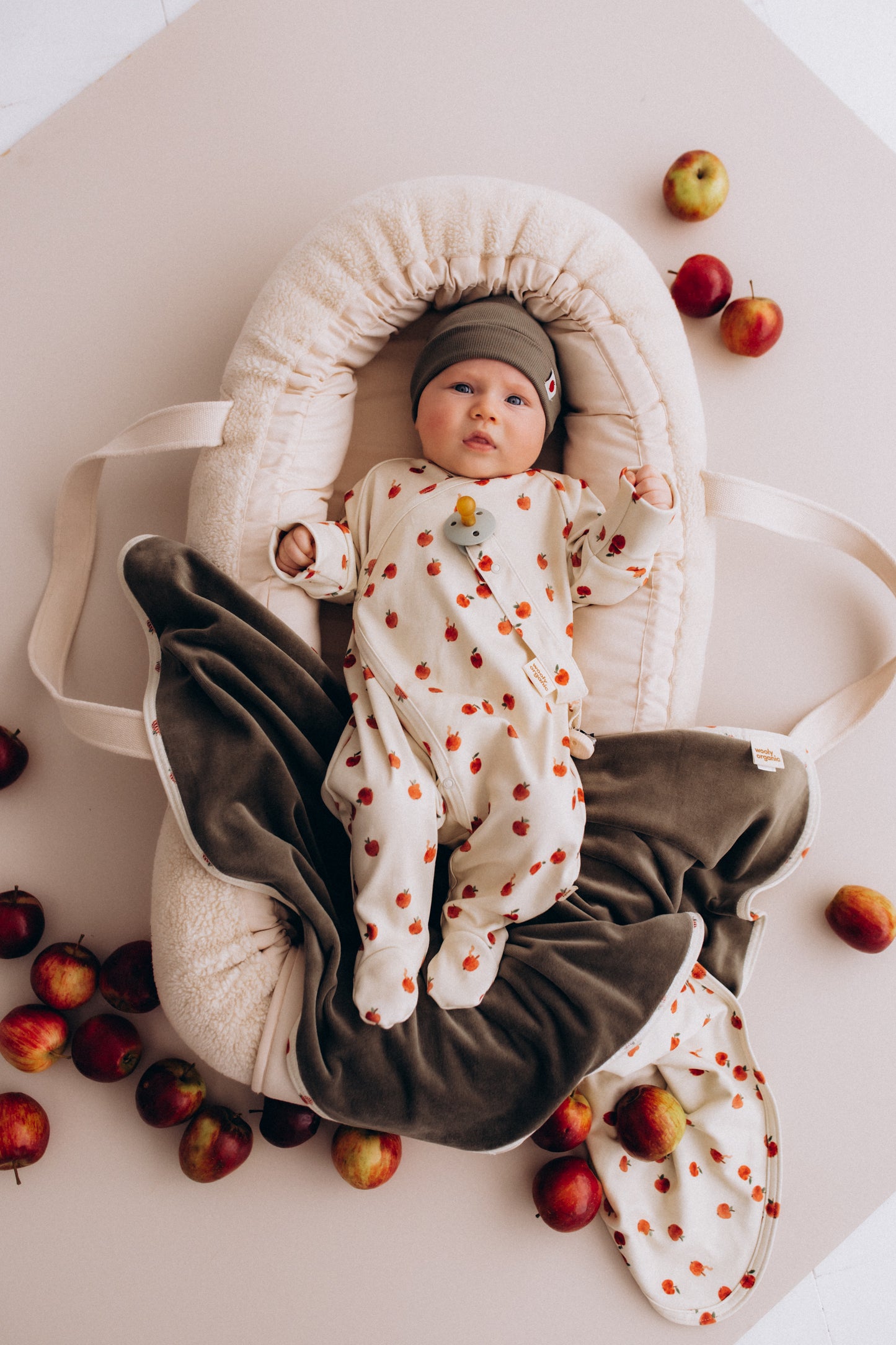 Coperta reversibile Apple cotone BIO