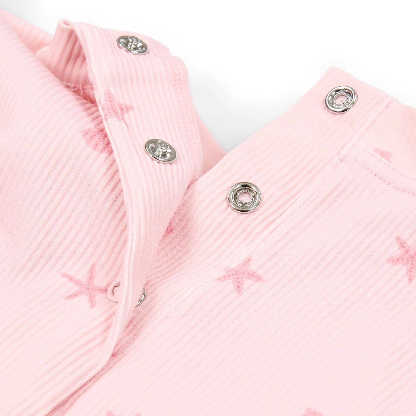 Costume da bagno a maniche lunghe UPF40 Rosa Conchiglie