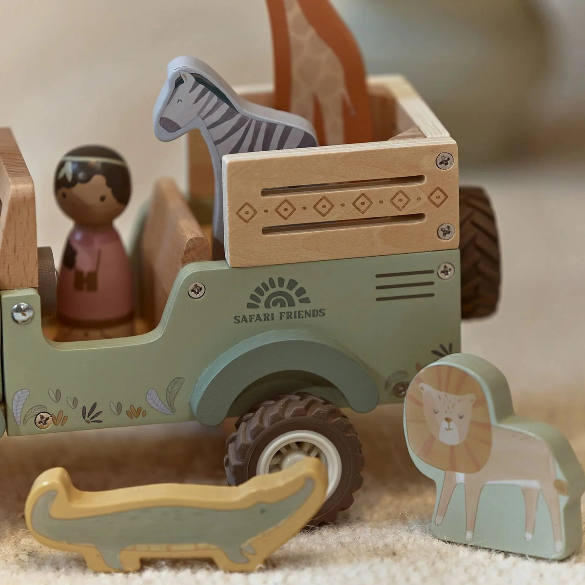 Macchina Safari con personaggi Safari Friends