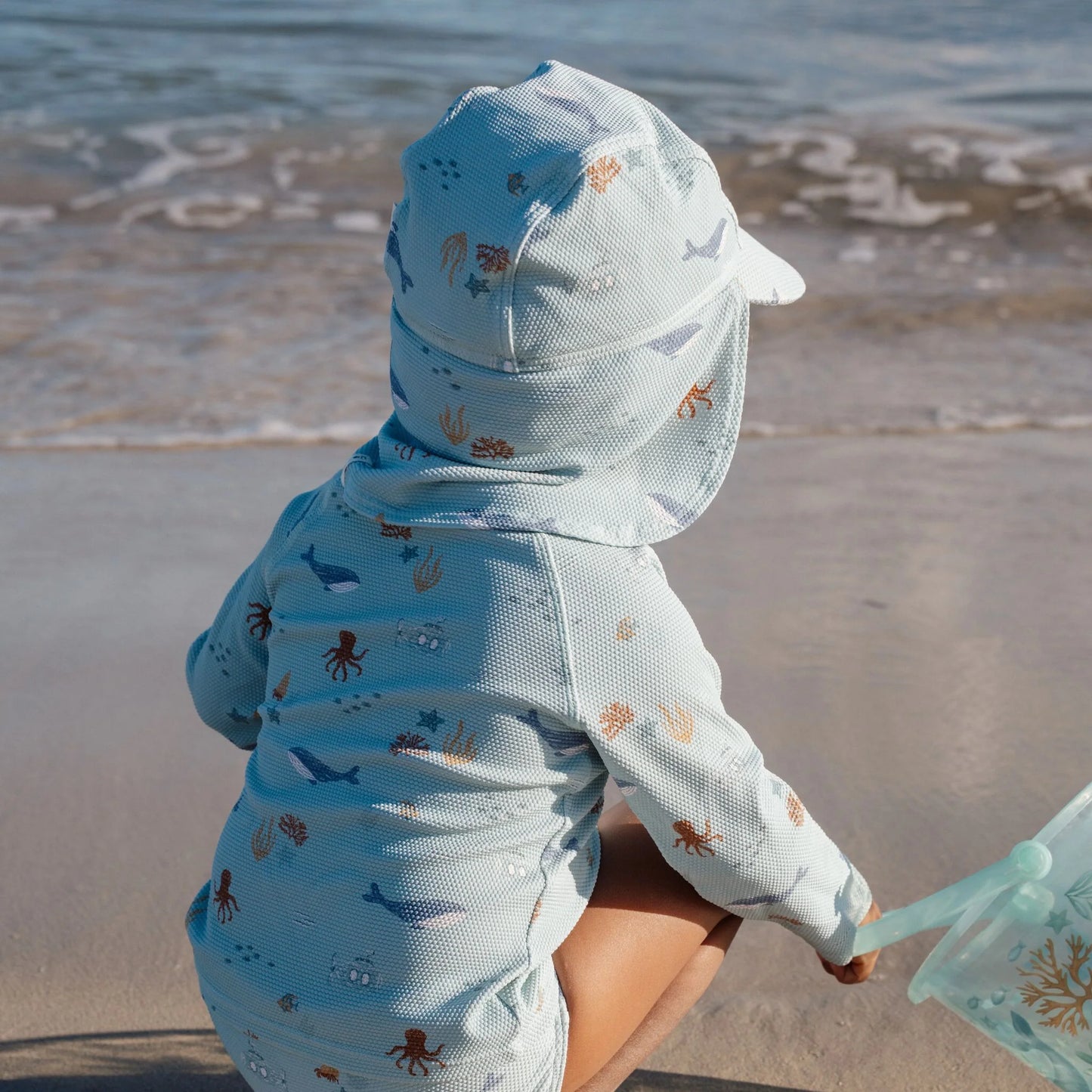 Cappellino solare anti UV Ocean Friends