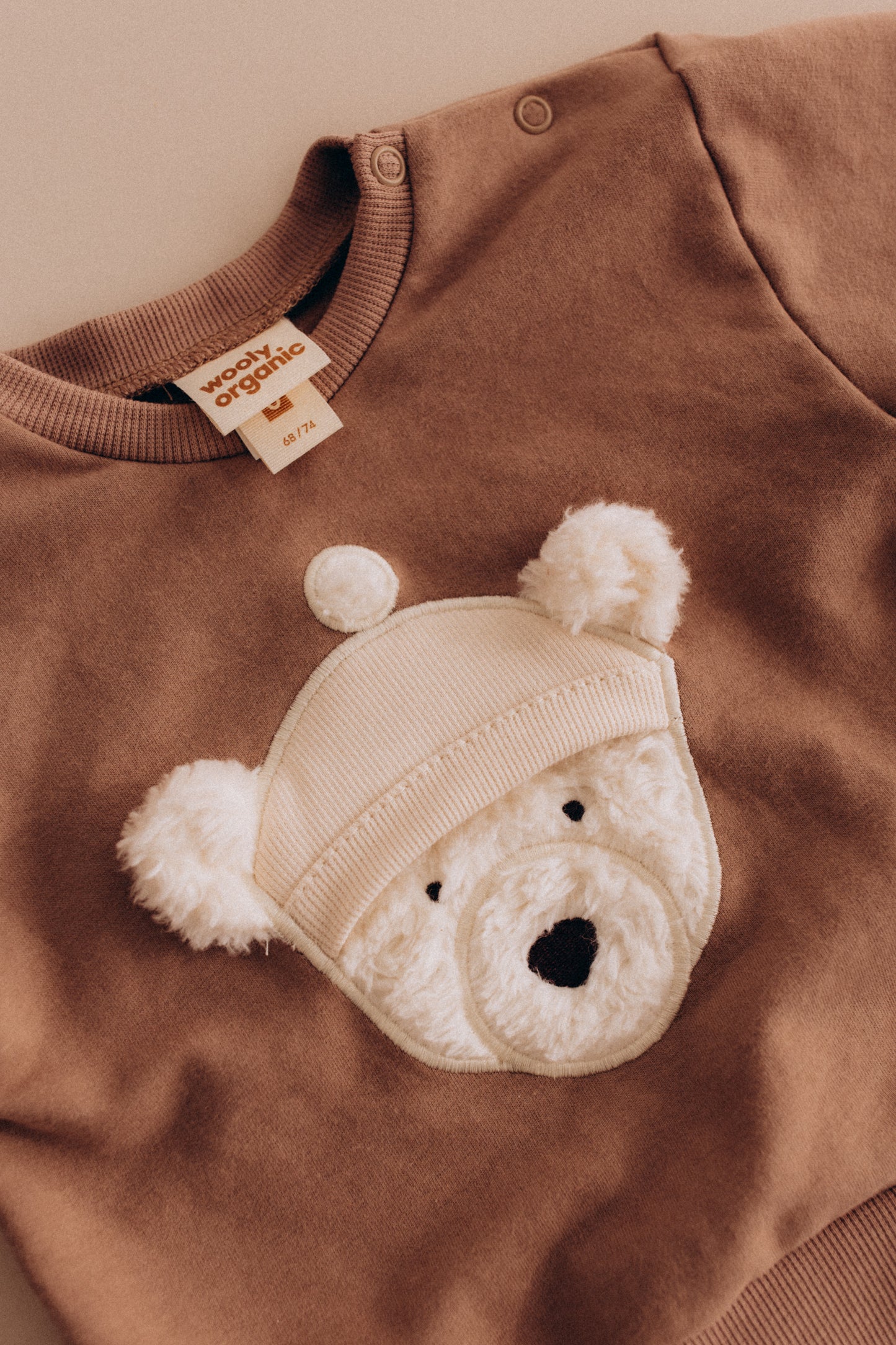 Completo felpa e pantalone Orso cotone BIO