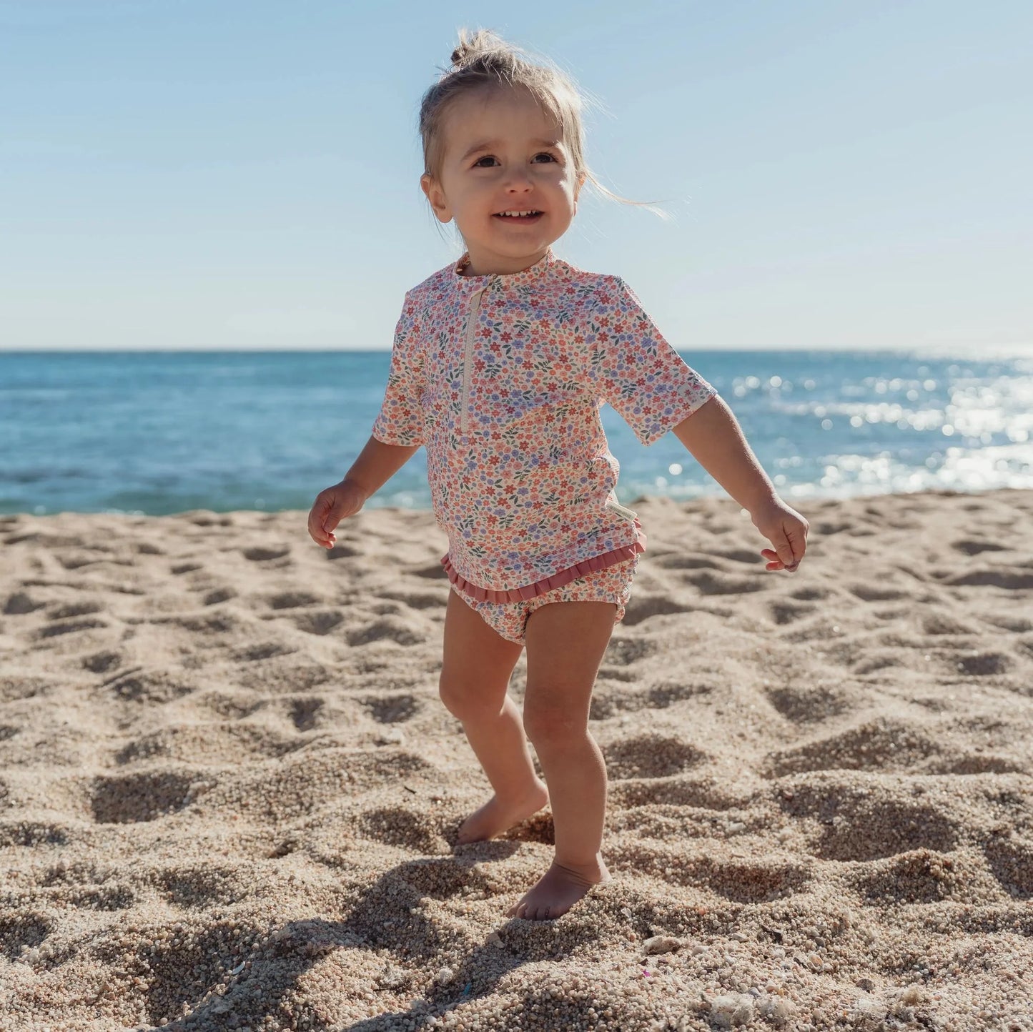 Costume/pannolino da bagno fiorato Floral Print